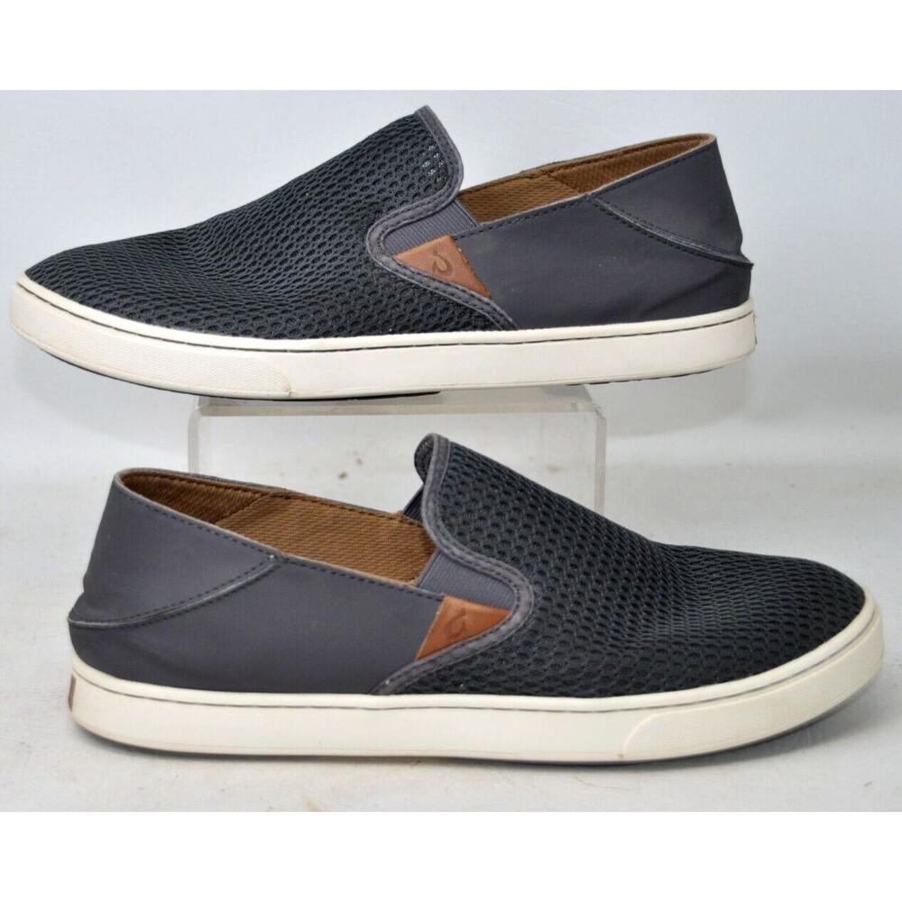 OLUKAI PEHUEA Women’s 10 Premium All-Day Comfort & Support Slip-On Shoes GRAY